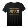 Vintage 1973 Original Geburtstag Est 1973 Edition T-Shirt - Klassisch, Limited Edition & Retro Style