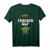 Weihnachten - Freches Elf T-Shirt mit Schneeflocken und Weihnachtsmütze - Perfekt für die festliche Jahreszeit & als Geschenk