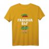 Weihnachten - Freches Elf T-Shirt mit Schneeflocken und Weihnachtsmütze - Perfekt für die festliche Jahreszeit & als Geschenk