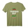Weihnachten - Freches Elf T-Shirt mit Schneeflocken und Weihnachtsmütze - Perfekt für die festliche Jahreszeit & als Geschenk
