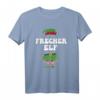 Weihnachten - Freches Elf T-Shirt mit Schneeflocken und Weihnachtsmütze - Perfekt für die festliche Jahreszeit & als Geschenk