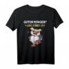 Guten Morgen? Ganz Dünnes Eis - Lustiges Pinguin T-Shirt mit Spruch für Morgenmuffel, Büro & Home Office