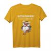 Guten Morgen? Ganz Dünnes Eis - Lustiges Pinguin T-Shirt mit Spruch für Morgenmuffel, Büro & Home Office