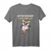 Guten Morgen? Ganz Dünnes Eis - Lustiges Pinguin T-Shirt mit Spruch für Morgenmuffel, Büro & Home Office