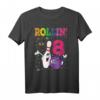 Rollin' into 8 Bowling Geburtstag T-Shirt für Mädchen - Perfekt für 8. Geburtstagsfeier mit Bowling-Motiv