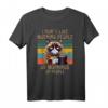 I Hate Morning People And Mornings And People Kaffee Katze T-Shirt – Lustiges Morgenmuffel-Shirt gegen schlechte Laune und für Kaffee-Liebhaber