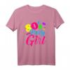 Damen 80er Jahre Outfit für Party & Mottoparty - Retro T-Shirt für Disco, Rosenmontag & Karneval