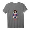 HapDeer Snow White T-Shirt - Modern Art Deco Style, Princess Design & Geschenk für Familie, Mädchen, Jungen, Frauen & Männer