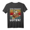 Lustiges Biertrinker Faultier T-Shirt mit Spruch - Für Vatertag, Sommerfest, Grillen & Partys