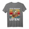 Lustiges Biertrinker Faultier T-Shirt mit Spruch - Für Vatertag, Sommerfest, Grillen & Partys
