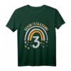 Kinder 3 Jahre alt Jungen Mädchen Rainbow Regenbogen T-Shirt – Perfekt für den 3. Geburtstag, Party & Geschenk