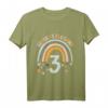 Kinder 3 Jahre alt Jungen Mädchen Rainbow Regenbogen T-Shirt – Perfekt für den 3. Geburtstag, Party & Geschenk