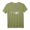 Zunftzeichen Schreiner Tischler EKG T-Shirt - Geschenk für Schreinermeister und Handwerker