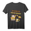 Kinder Ich werde großer Bruder 2024 - Bagger T-Shirt zur Schwangerschaftsankündigung für Jungs, süße Geschenkidee für die Familie