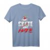 Skelett Zombie Skater Skateboard T-Shirt – Cooles Geschenk für Skateboard-Fans, Grusel-Design, Geburtstag & Weihnachten