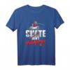 Skelett Zombie Skater Skateboard T-Shirt – Cooles Geschenk für Skateboard-Fans, Grusel-Design, Geburtstag & Weihnachten