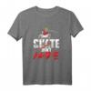 Skelett Zombie Skater Skateboard T-Shirt – Cooles Geschenk für Skateboard-Fans, Grusel-Design, Geburtstag & Weihnachten