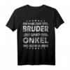Lustiges Spruch T-Shirt für werdenden Patenonkel und Bruder - Geschenkidee für Geburtstag, Taufe, Weihnachten und Familienfeiern