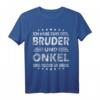 Lustiges Spruch T-Shirt für werdenden Patenonkel und Bruder - Geschenkidee für Geburtstag, Taufe, Weihnachten und Familienfeiern