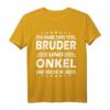 Lustiges Onkel T-Shirt für werdenden Patenonkel und Bruder - Perfektes Geschenk für Geburtstag, Taufe, Familienfest & Weihnachten