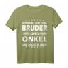 Lustiges Onkel T-Shirt für werdenden Patenonkel und Bruder - Perfektes Geschenk für Geburtstag, Taufe, Familienfest & Weihnachten