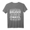 Lustiges Onkel T-Shirt für werdenden Patenonkel und Bruder - Perfektes Geschenk für Geburtstag, Taufe, Familienfest & Weihnachten