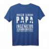 Maschinenbau Elektrotechnik Dad Ich Bin Papa Und Ingenieur T-Shirt – Lustiges Design für Ingenieure, Studenten & Technikfans