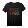 1982 Geburtstag Mann 40 Jahre Deko Lustig - Originelles T-Shirt und Partydekoration für den HapDeer