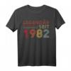 1982 Geburtstag Mann 40 Jahre Deko Lustig - Originelles T-Shirt und Partydekoration für den HapDeer
