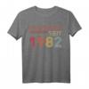 1982 Geburtstag Mann 40 Jahre Deko Lustig - Originelles T-Shirt und Partydekoration für den HapDeer