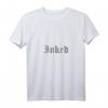 Damen Tätowiertes Tattoo eingefärbtes T-Shirt mit V-Ausschnitt – Perfektes Geschenk für Tattoo-Fans, Künstler & Body Art Liebhaber