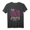 66. Geburtstag T-Shirt – Mit 66 Jahren da fängt das Leben an, perfektes Geschenk für Geburtstagsfeier & Party