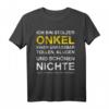 Stolzer Onkel Nichte Patenonkel T-Shirt - Personalisiertes Retro Vintage Style Geschenk für Familie, Bruder, Schwester, Vater oder Tochter