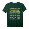 Stolzer Onkel Nichte Patenonkel T-Shirt - Personalisiertes Retro Vintage Style Geschenk für Familie, Bruder, Schwester, Vater oder Tochter