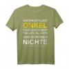 Stolzer Onkel Nichte Patenonkel T-Shirt - Personalisiertes Retro Vintage Style Geschenk für Familie, Bruder, Schwester, Vater oder Tochter