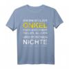 Stolzer Onkel Nichte Patenonkel T-Shirt - Personalisiertes Retro Vintage Style Geschenk für Familie, Bruder, Schwester, Vater oder Tochter