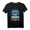 André Namensshirt mit lustigem König Spruch - Personalisiertes T-Shirt für Männer, Papa, Opa, Onkel und Bruder