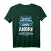 André Namensshirt mit lustigem König Spruch - Personalisiertes T-Shirt für Männer, Papa, Opa, Onkel und Bruder