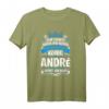 André Namensshirt mit lustigem König Spruch - Personalisiertes T-Shirt für Männer, Papa, Opa, Onkel und Bruder
