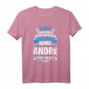André Namensshirt mit lustigem König Spruch - Personalisiertes T-Shirt für Männer, Papa, Opa, Onkel und Bruder