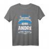 André Namensshirt mit lustigem König Spruch - Personalisiertes T-Shirt für Männer, Papa, Opa, Onkel und Bruder