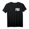 FBI Shirt, Federal Bureau of Investigation Brust Logo T-Shirt – Perfekt für Fans der US-Bundespolizei, Geheimagenten & Serienliebhaber