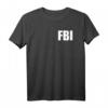 FBI Shirt, Federal Bureau of Investigation Brust Logo T-Shirt – Perfekt für Fans der US-Bundespolizei, Geheimagenten & Serienliebhaber