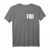 FBI Shirt, Federal Bureau of Investigation Brust Logo T-Shirt – Perfekt für Fans der US-Bundespolizei, Geheimagenten & Serienliebhaber