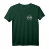 Dachdecker Zunftzeichen mit Lorbeerkranz auf Brust - Praktisches Arbeits-T-Shirt & Geschenk für Dachdecker zum Geburtstag & Weihnachten