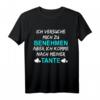 Ich versuche mich zu benehmen, komme nach Tante T-Shirt – Lustiges Spruchshirt für Geburtstags- und Familiengeschenke