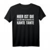 Ich geb mir die Kante Tante Shirt – Lustiges Familien- und Partyshirt für Tanten, Mallorca, Alkohol & Humor
