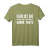 Ich geb mir die Kante Tante Shirt – Lustiges Familien- und Partyshirt für Tanten, Mallorca, Alkohol & Humor