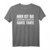 Ich geb mir die Kante Tante Shirt – Lustiges Familien- und Partyshirt für Tanten, Mallorca, Alkohol & Humor