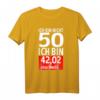 50 Jahre Plus MwSt T-Shirt – Lustiges Geburtstagsspruch für Buchhalter, Steuerprüfer & Controller zum 50. Geburtstag